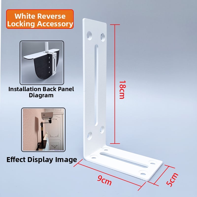 Μεταλλικό στήριγμα προβολέα οροφής με σφαίρα κεφαλής, καθολική ρύθμιση, βίδα τυπικού μεγέθους 1/4, 6 mm