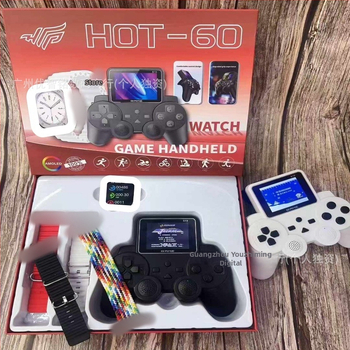 Chytré hodinky s hernou konzolou a súpravou viacerých remienkov, Bluetooth volania, monitorovanie zdravia (srdcová frekvencia, krvný tlak, SpO2, sledovanie spánku)