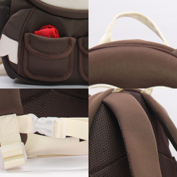 Gyerekeknek hátizsák animációs mintával, lélegző diving anyagból, ultra könnyű, kopásálló, terhet csökkentő, poliészter bélés, mindennapi használatra óvodában