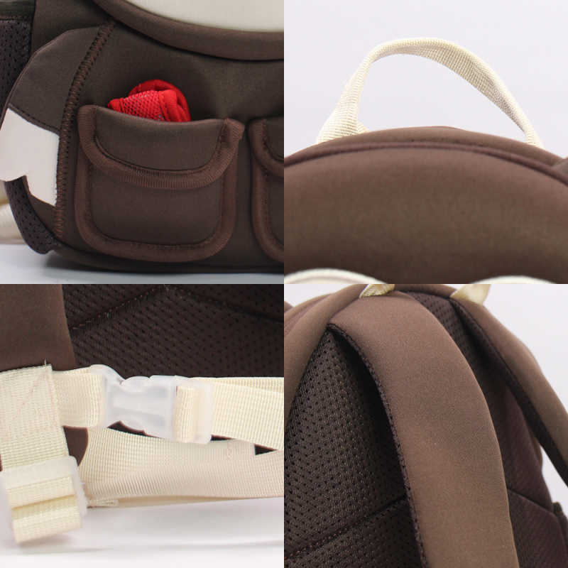 Gyerekeknek hátizsák animációs mintával, lélegző diving anyagból, ultra könnyű, kopásálló, terhet csökkentő, poliészter bélés, mindennapi használatra óvodában