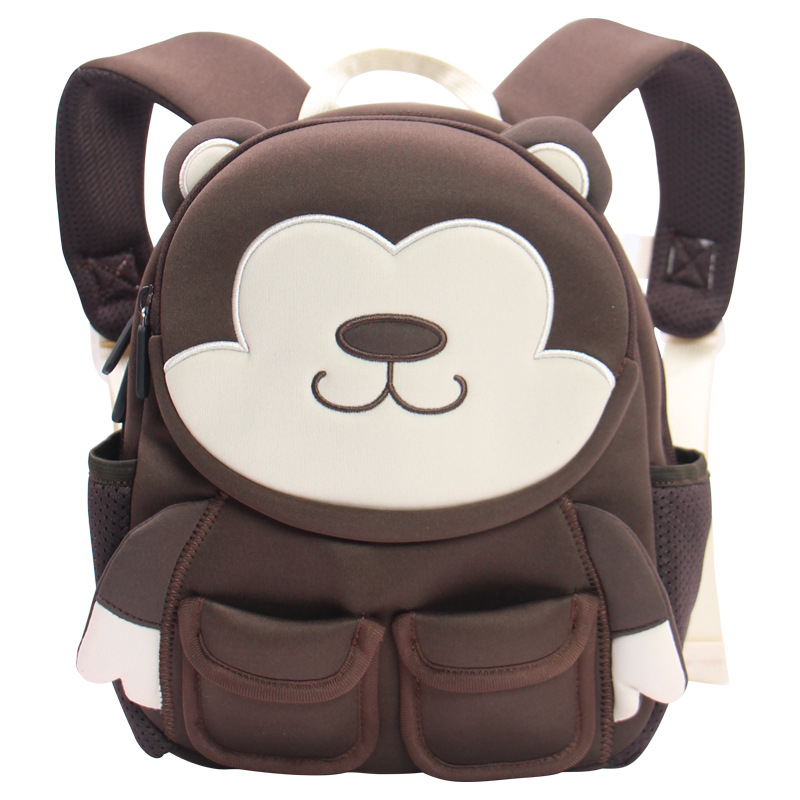 Gyerekeknek hátizsák animációs mintával, lélegző diving anyagból, ultra könnyű, kopásálló, terhet csökkentő, poliészter bélés, mindennapi használatra óvodában