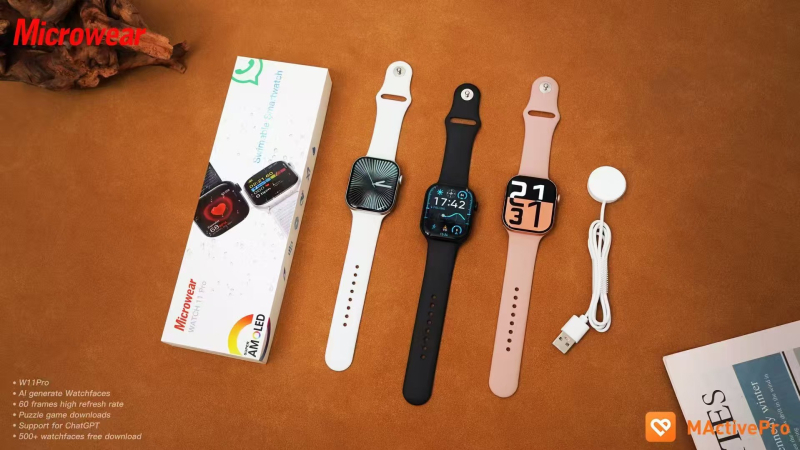 Pametni sat s AMOLED zaslonom, GPS-om, NFC-om, Bluetoothom, bežično punjenje
