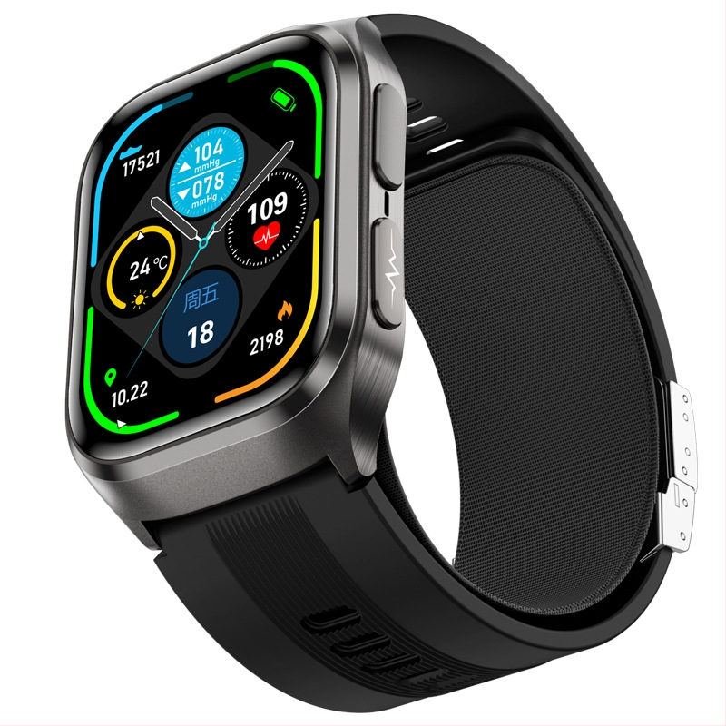 S17 AMOLED ceas inteligent cu ECG, tensiune arterială, NFC și monitorizare SpO2