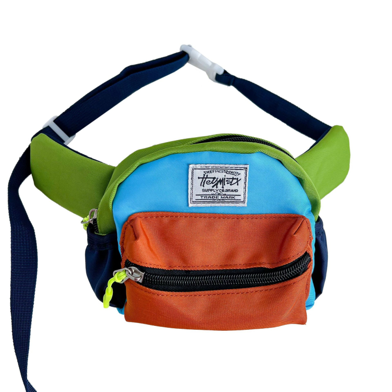 Dječja crossbody torba za outdoor putovanja – Unisex, vanjski najlon, unutarnja poliester podstava, jednobojni uzorak, otporna na habanje, smanjenje opterećenja