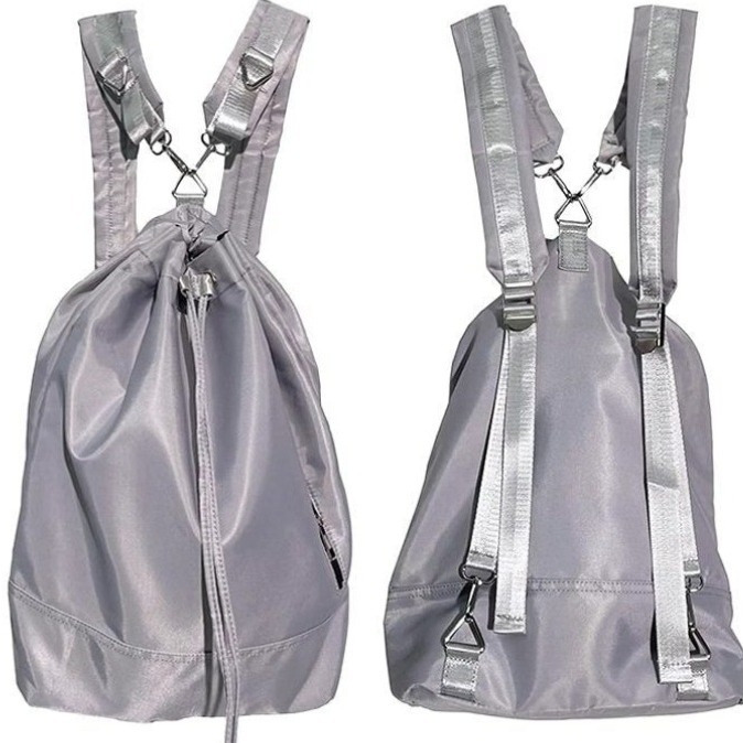 Unisex bucket ruksak, 20–35L, poliester, vodootporan, za 14-inčni prijenosnik, gradski minimalistički stil