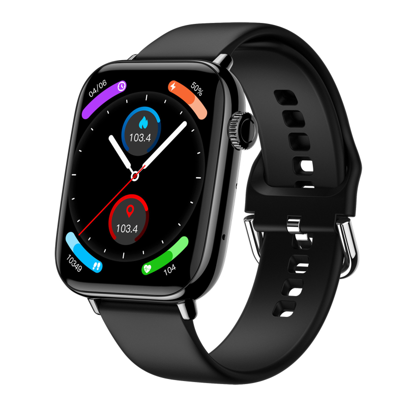 FT63 pametni sat s Bluetooth pozivima i glazbom, brojanje koraka, praćenje otkucaja srca, zasićenost krvi kisikom, praćenje sna (Otkucaji srca, Zasićenost kisikom, Praćenje sna, Brojanje koraka, Trajanje baterije 21 dan)