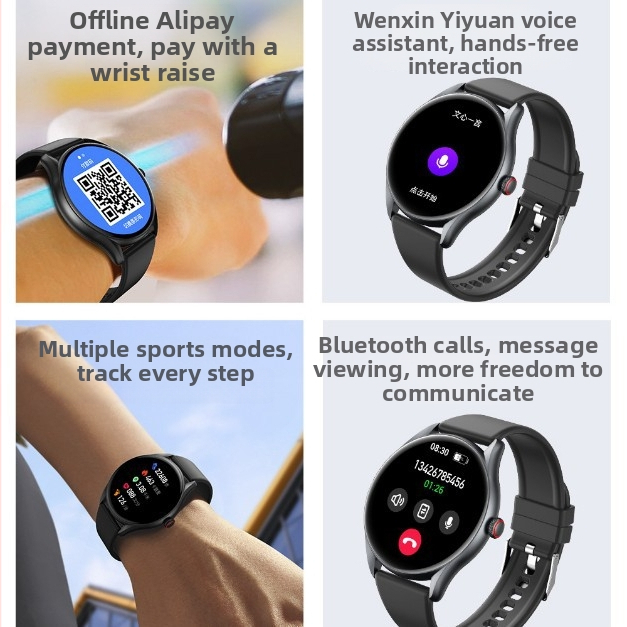 M19Pro AMOLED pametni sat s Bluetooth pozivima, offline plaćanjima, praćenje otkucaja srca i saturacije kisika u krvi