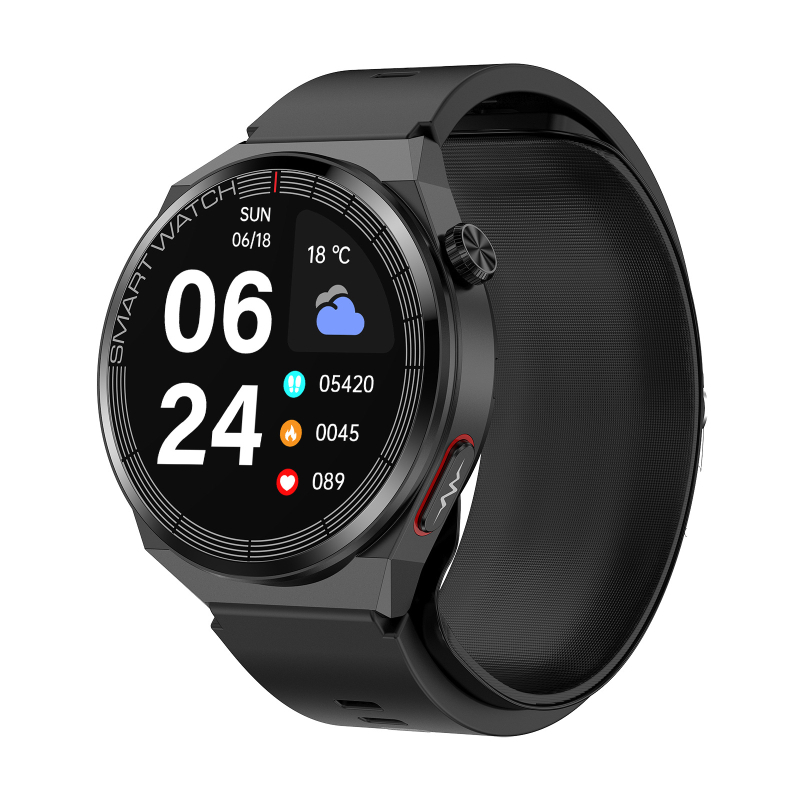 Smartwatch de sănătate – Monitorizare ritm cardiac, Oxigen în sânge, Temperatura corpului, Monitorizare somn, Bluetooth