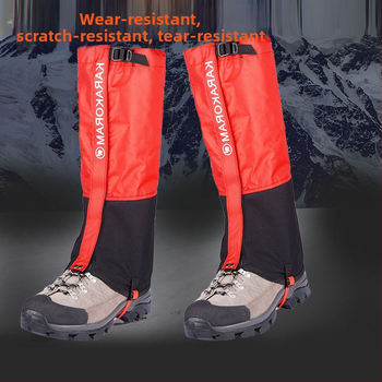 Vonkajšie lyžiarske návleky na nohy a ochranné pokrývky – drevený materiál – veľkosti XS–XXL – na jar