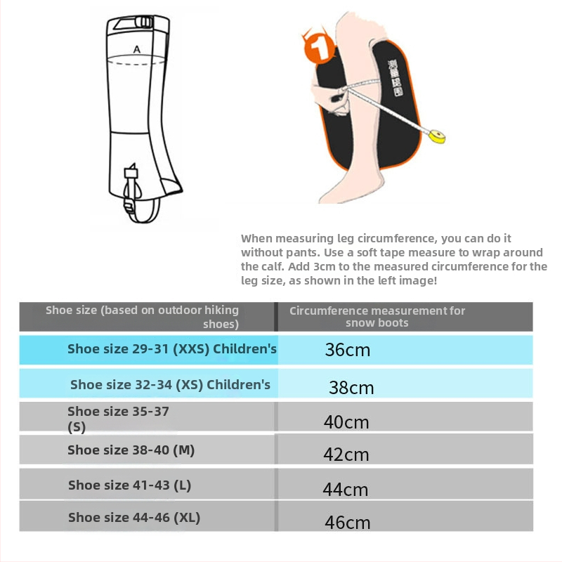 Vonkajšie lyžiarske návleky na nohy a ochranné pokrývky – drevený materiál – veľkosti XS–XXL – na jar