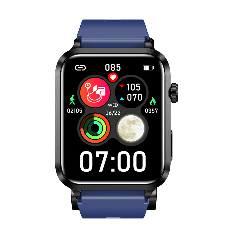 Ceas inteligent de sănătate – măsurare tensiune arterială, ECG, monitorizare ritm cardiac, monitorizare uric acid și lipide, monitorizare oxigen din sânge