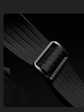 Muška torbica za prsa s tvrdim kućištem i polyedrijskim dizajnom, otporan poliester, crossbody za poslovna putovanja