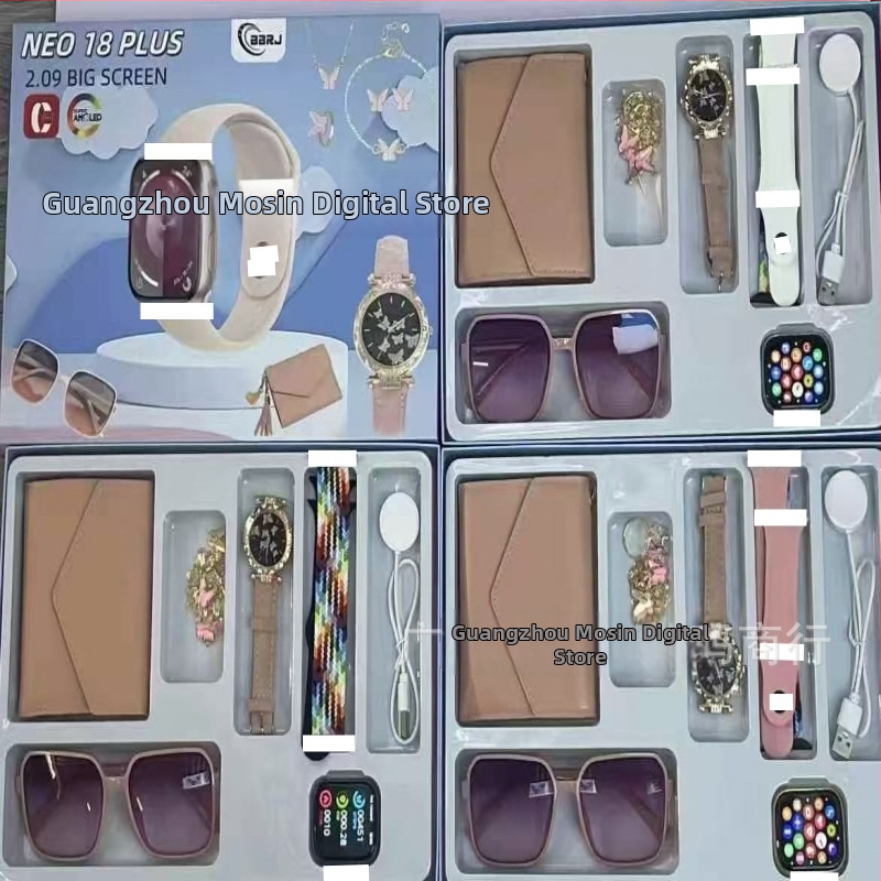 Pametni sat Neo18Plus s Bluetooth pozivima, praćenje srčanog ritma, mjerenje krvnog tlaka, zasićenost kisikom krvi, vodootporan.