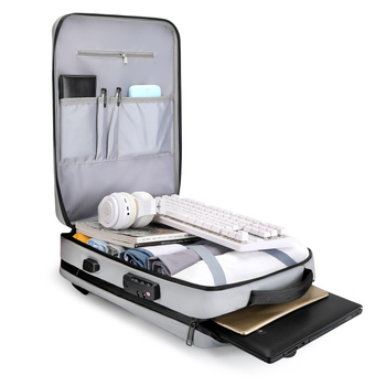 Tvrdi ABS ruksak – 20-35L, Geometrijski uzorak, Vodootporan, Protiv krađe, Model KZ8009