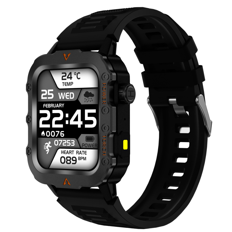 Ailon Premium Smartwatch με παρακολούθηση καρδιακού ρυθμού, ύπνου, μέτρηση αρτηριακής πίεσης και κορεσμός οξυγόνου στο αίμα, κλήσεις Bluetooth