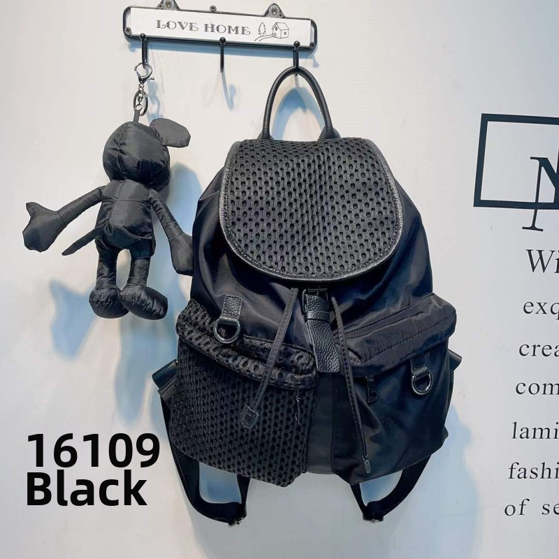 Traper ruksak s kapom na šnuru, otporan na habanje, jednobojni uzorak, ulični stil, Baby Heart