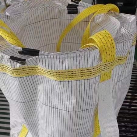 Kontejnerska torba od Kraft papira i plastične tkanine, vodljiva antistatistička, nosivost 15–40 t, otisak logotipa