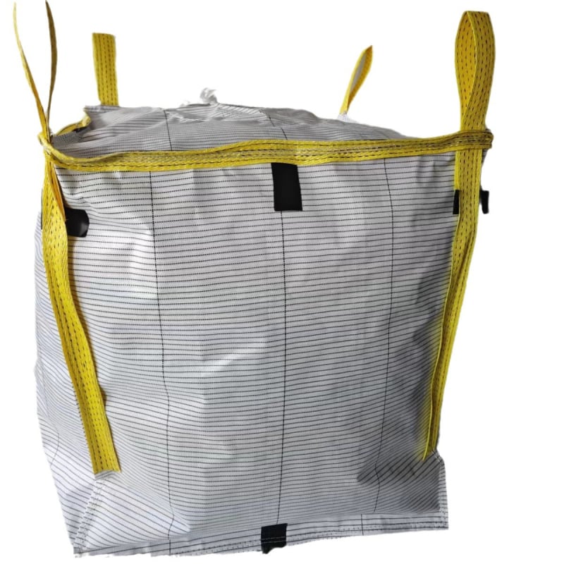 Kontejnerska torba od Kraft papira i plastične tkanine, vodljiva antistatistička, nosivost 15–40 t, otisak logotipa