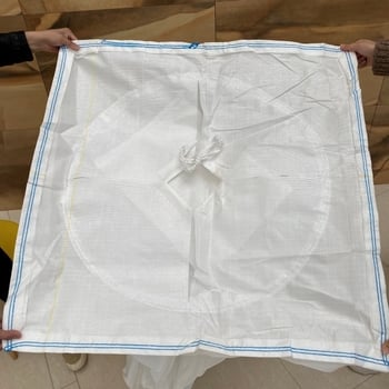 Kockasta kontejnerska torba, PP materijal, nosivost 1200, debljina pletene tkanine 160–180, volumen 1,3 m²