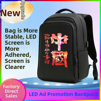 Pametni LED ruksak s kapacitetom 20–35 L, vodootporan Oxford materijal, pogodan za 15,6-inčni laptop, unisex gradski i outdoor ruksak