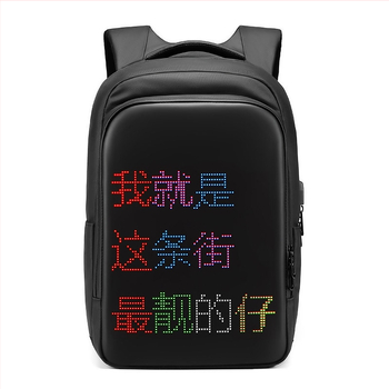 Pametni LED ruksak s kapacitetom 20–35 L, vodootporan Oxford materijal, pogodan za 15,6-inčni laptop, unisex gradski i outdoor ruksak