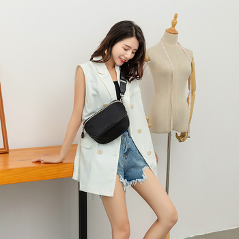 Женска кръстосана чанта от оксфорд плат, лято 2020, подплата полиестер, цип, вътрешни джобове: джоб със цип, джоб за телефон, джоб за идентификационна карта