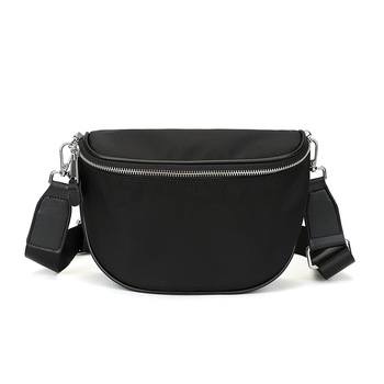 Женска кръстосана чанта от оксфорд плат, лято 2020, подплата полиестер, цип, вътрешни джобове: джоб със цип, джоб за телефон, джоб за идентификационна карта