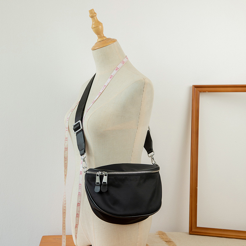 Женска кръстосана чанта от оксфорд плат, лято 2020, подплата полиестер, цип, вътрешни джобове: джоб със цип, джоб за телефон, джоб за идентификационна карта
