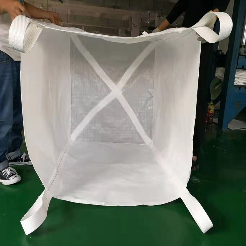 Ton bag s križnim dnom – teški za blato, PP materijal, nosivost 1800 kg, plastična tkanina