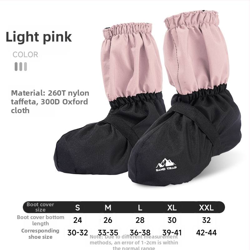 Kerékpározáshoz és túrázáshoz készült cipővédők, sár- és szennyeződés elleni védelemmel — nylon + poliészter; általános használat