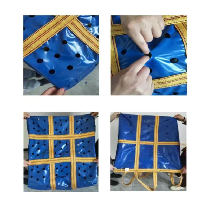 Rongsheng Geantă container pătrată pentru pește, portabilă, perforată pentru scurgere, reutilizabilă, cu opțiune de personalizare a procesării