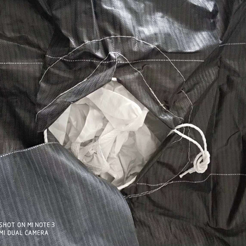 Geantă container pătrată din plastic, formă conică, 1 m³ capacitate, Artes