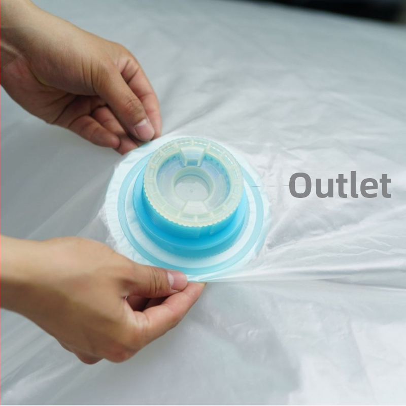 Junzhi Štvorcová Kontajner Taška, 1200L, Plast, Štvorcový tvar