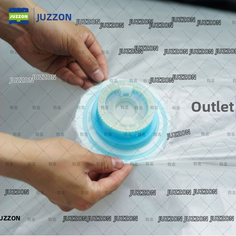 Junzhi potravinárska kvalita plastovo-nylonová kompozitná vnútorná taška, 5-vrstvová kompresia, štvorcová kontajnerová taška, LDPE, objem 1000/1200/1400 L