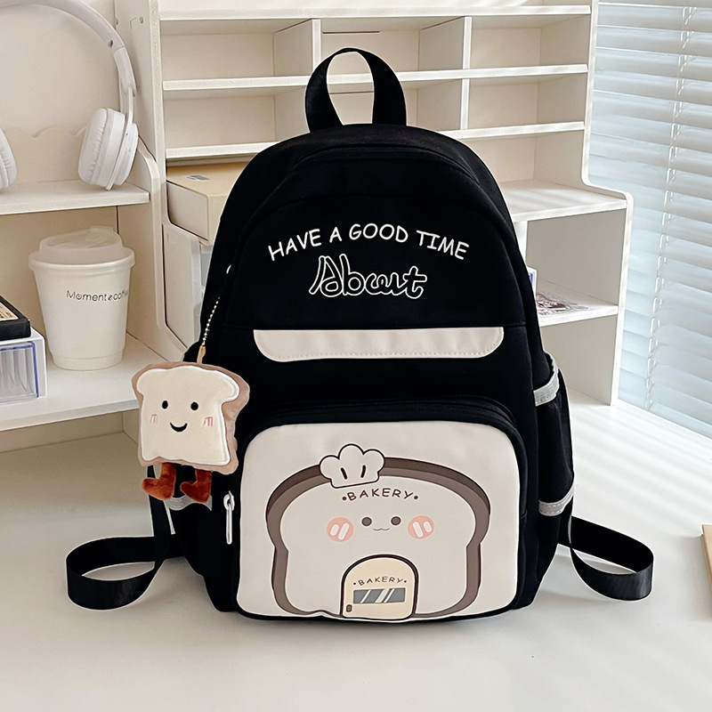 Детска раничка за училище и пътуване, нейлон, дишаща и водоустойчива, презрамки с въздушна опора, градски стил, панелна шарка