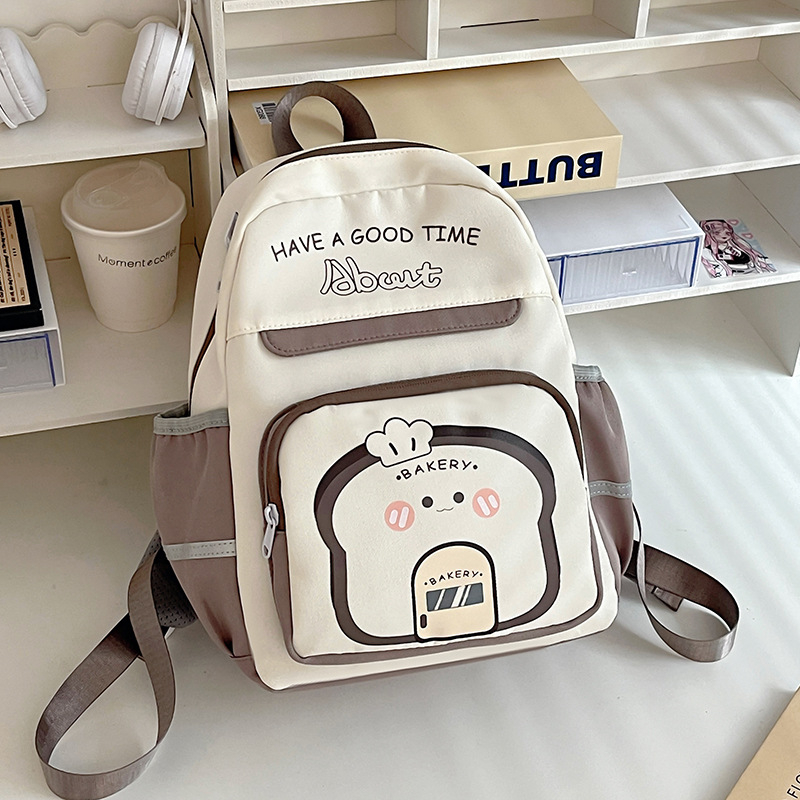 Детска раничка за училище и пътуване, нейлон, дишаща и водоустойчива, презрамки с въздушна опора, градски стил, панелна шарка