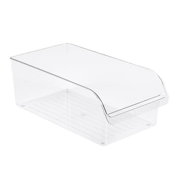 Κουτί αποθήκευσης ψυγείου, υλικό PET, συρόμενο συρτάρι για οργάνωση τροφίμων