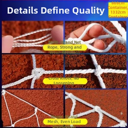 Ochranná sieť kontajnera so sieťou bezpečnostnou a izolačným lanom