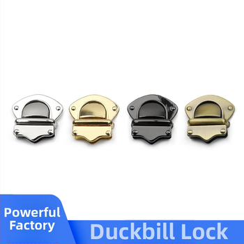 Zámok na batožinu s kovovým dizajnom Duck Tongue, telo zinkovej zliatiny, séria Package lock, elektrolytická povrchová úprava