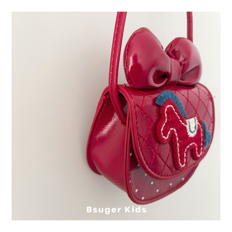 Dječja crossbody torbica LJ Pony Crossbody Bag – PU materijal, životinjski uzorak, ultralaka i otporna na habanje, podstava od poliestera, svakodnevna upotreba, svjež i sladak stil