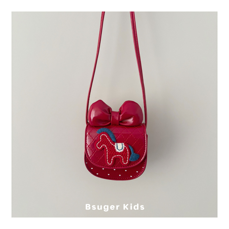 Dječja crossbody torbica LJ Pony Crossbody Bag – PU materijal, životinjski uzorak, ultralaka i otporna na habanje, podstava od poliestera, svakodnevna upotreba, svjež i sladak stil