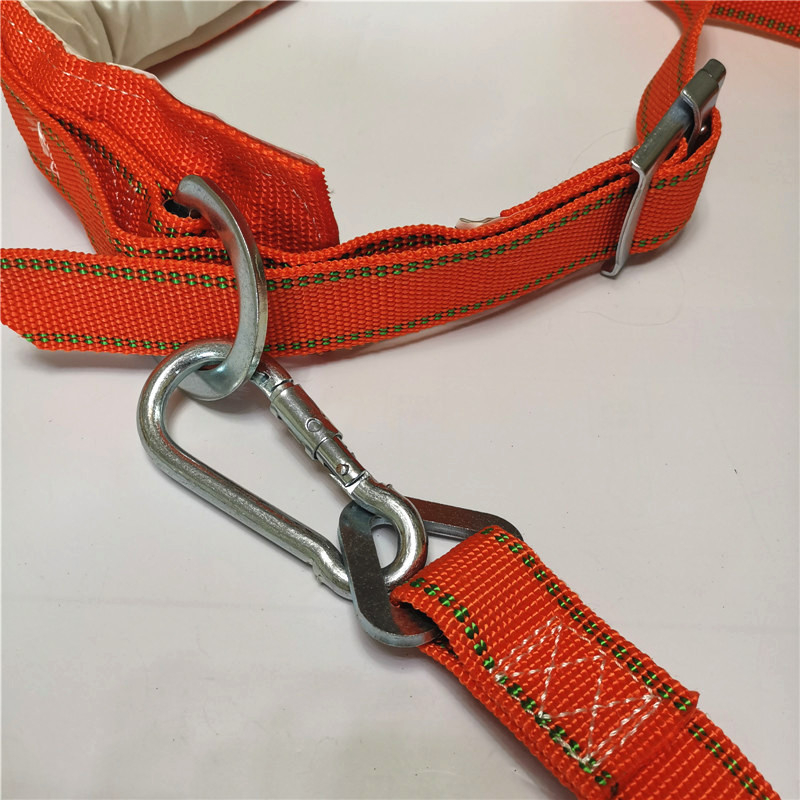 Villanyszerelői biztonsági öv oszlopokra és fára mászáshoz – textil öv, 100 kg teherbírás, biztonsági védelem, Nemzeti Szabvány