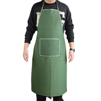 Chanda platnena pregača za zavarivanje s zaštitom od iskri i plamena, ojačana konstrukcija za industrijske radionice, 400 g, pogodno za preradu hrane