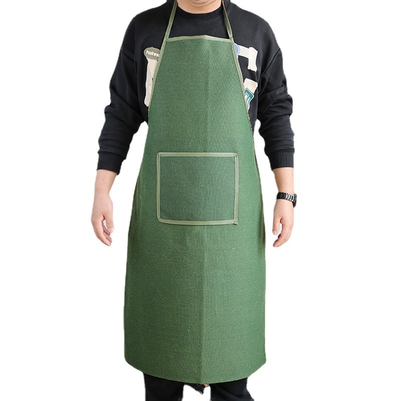 Chanda platnena pregača za zavarivanje s zaštitom od iskri i plamena, ojačana konstrukcija za industrijske radionice, 400 g, pogodno za preradu hrane