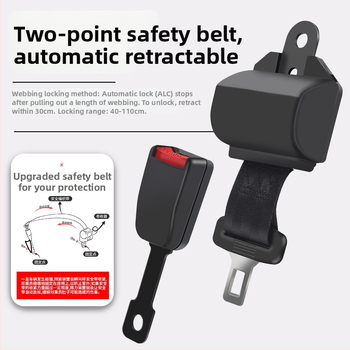 Sada bezpečnostného pásu sedadla pre vysokozdvižný vozík - dvojbodový automatický sťahovací pás, varianty: A (automat vylepšený), B (automat štandard), D (ručný štandard), D1 (ručný prémiový)
