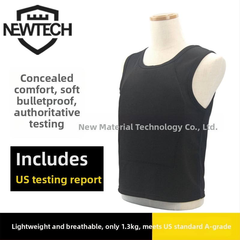 NIJ IIIA balistička vest UHMWPE, težina 1300 g, zaštita prsa i leđa