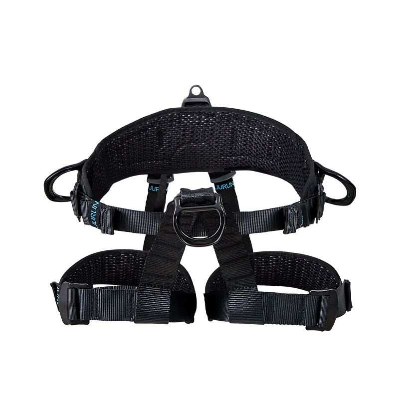 Centură de siguranță pentru alpinism (jumătate de corp) - poliester, lungime cablu 2 m, model Outdoor Half-Body Safety Belt