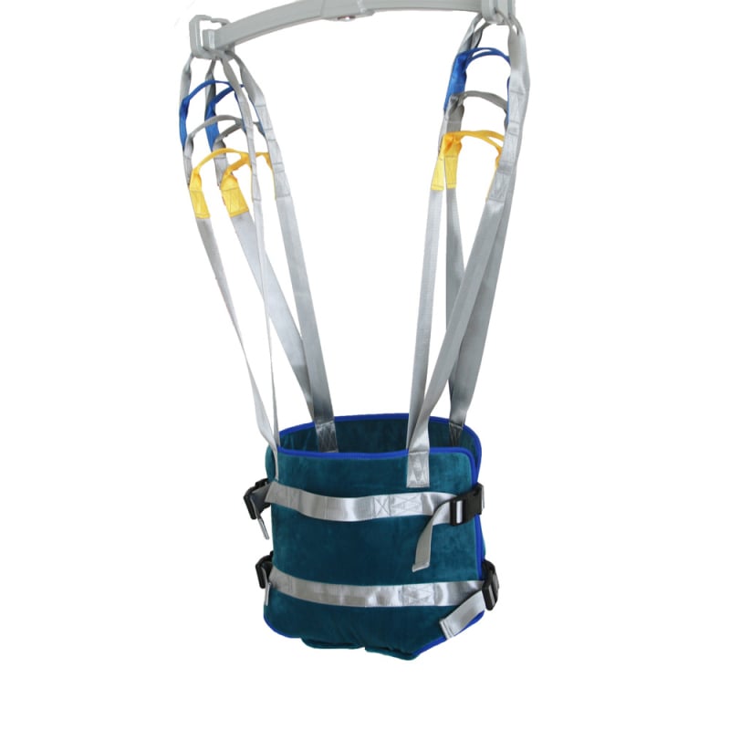 Sling de mers pentru reabilitare — poliester pentru susținerea corpului, ajută pacienții cu dificultăți de mers în antrenamentul de reabilitare; greutate 1000 g; protecție a corpului.