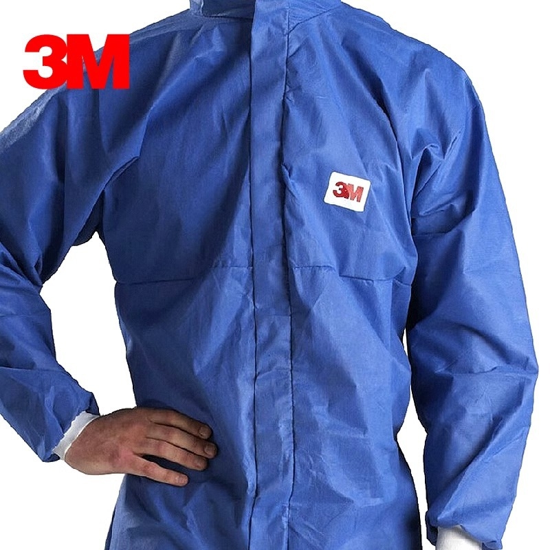 3M 4532 plavi kapuljačasti kombinezon, prozračni zaštitni kostim protiv industrijske prašine