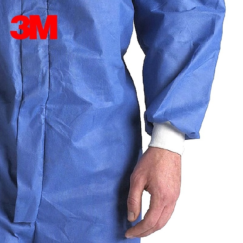 3M 4532 plavi kapuljačasti kombinezon, prozračni zaštitni kostim protiv industrijske prašine